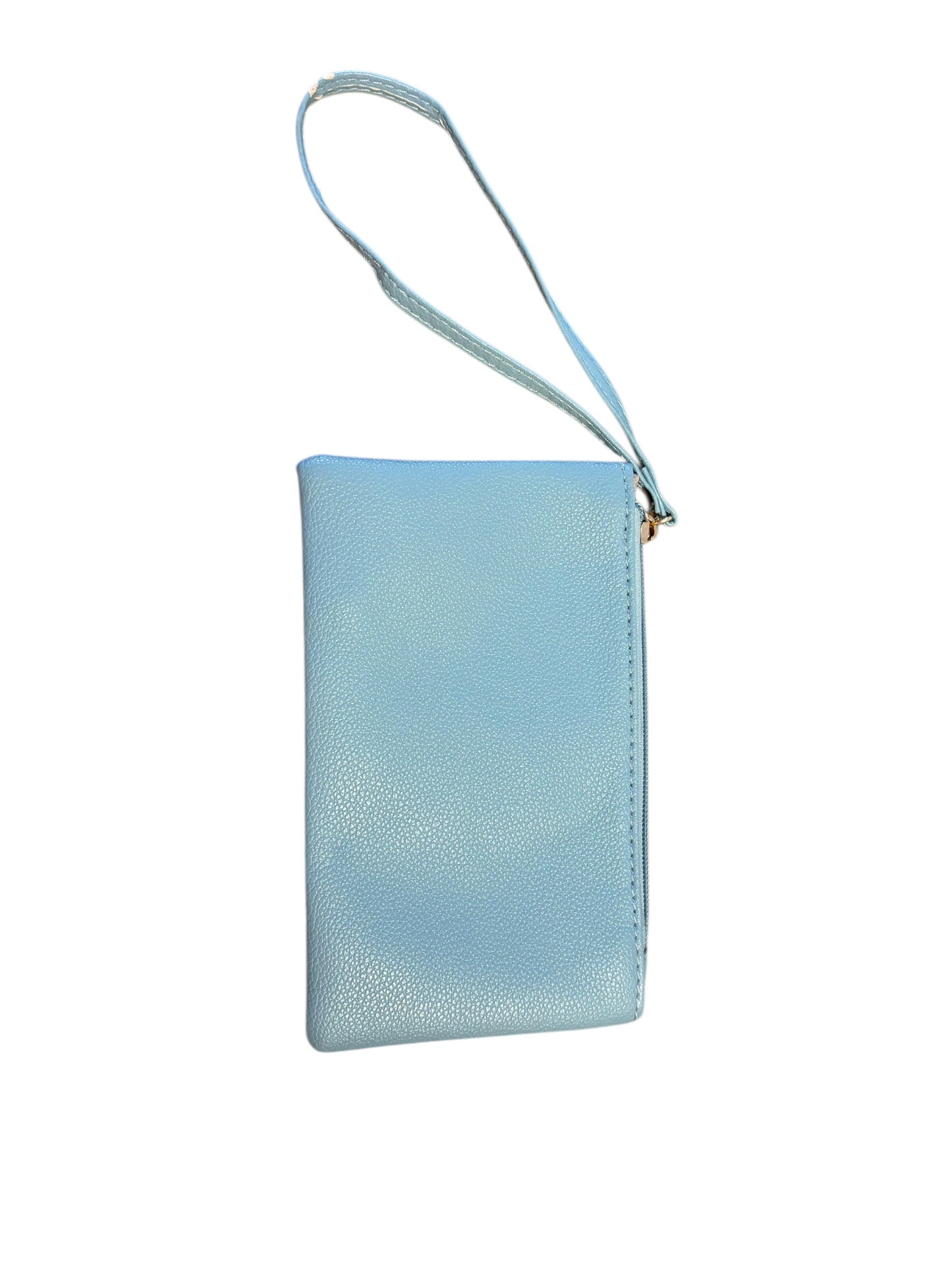 Baby blue wristlet