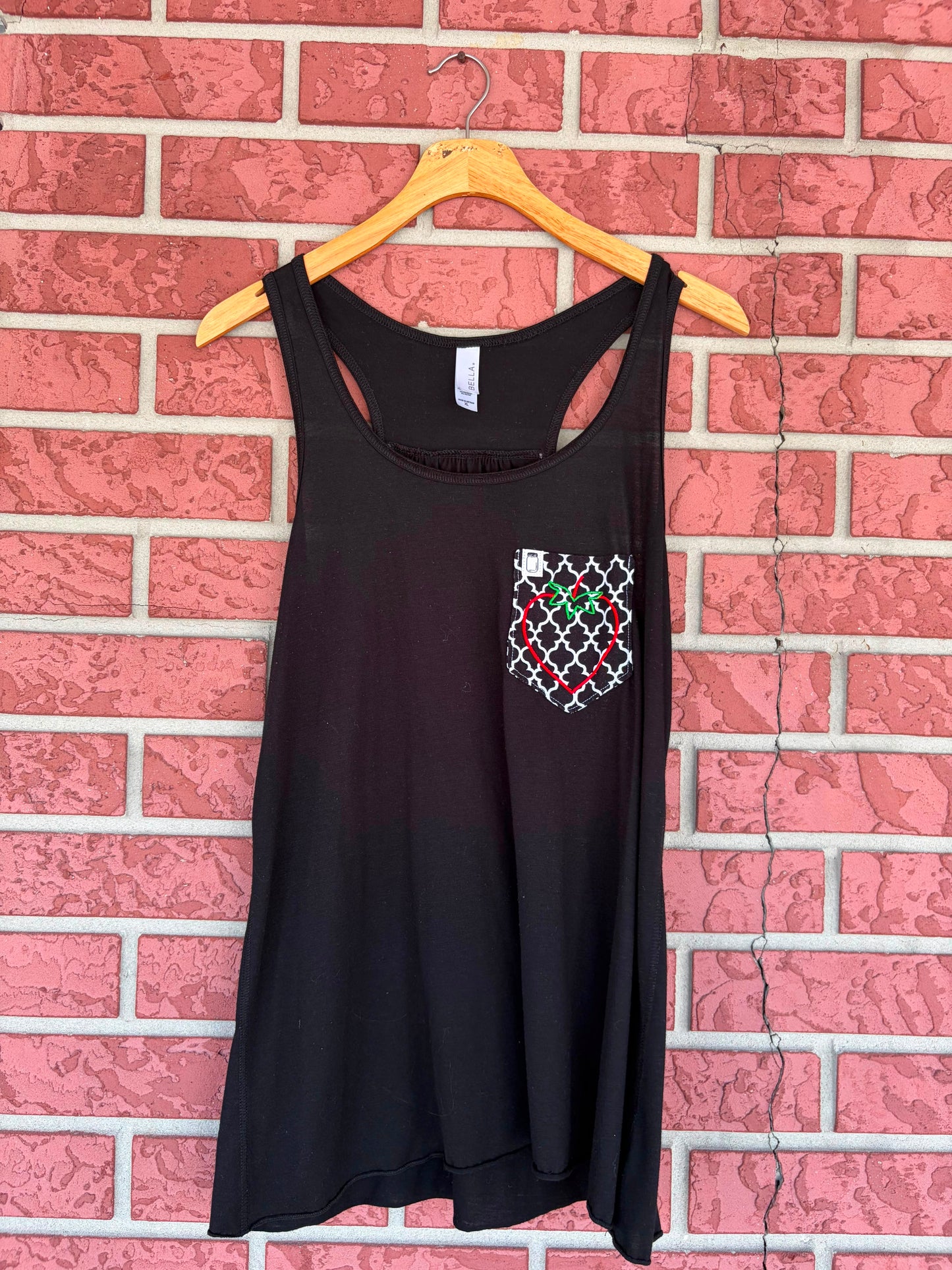 Bella Strawberry Pocket Tank