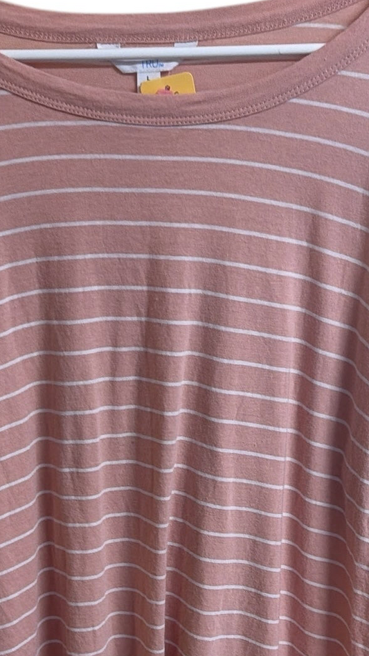 Time and Tru stripe pink top
