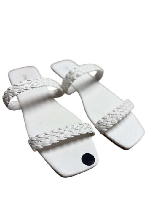 White sandals