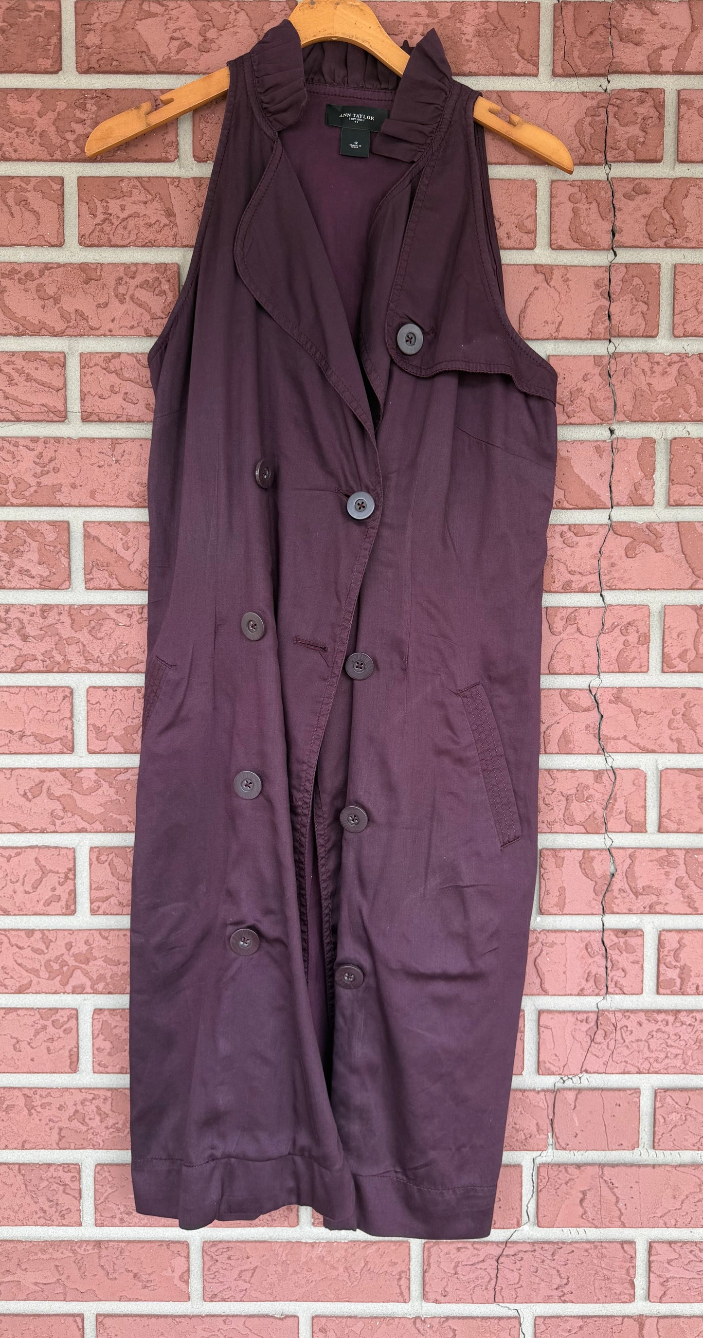 122022 Ann Taylor purple dress