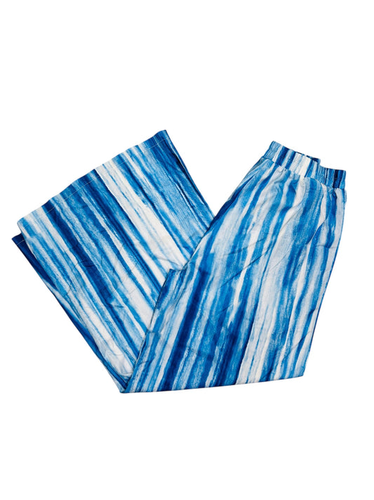 SHEIN blue marble pants