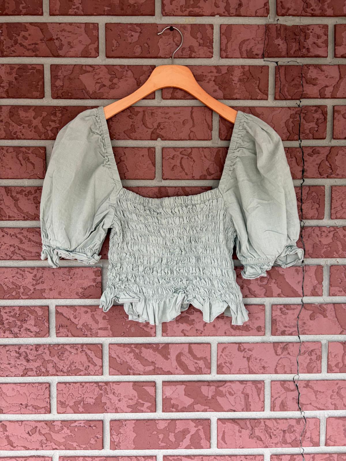 ALTAR’D STATE Green Crop Top