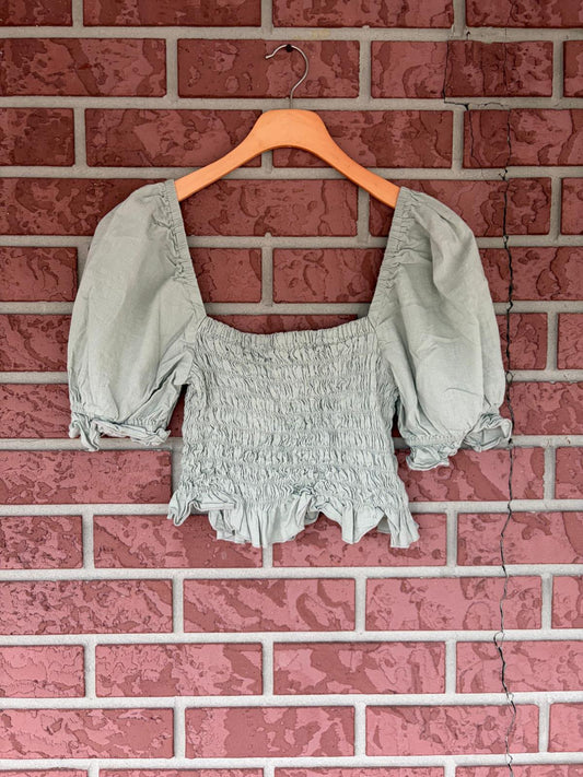 ALTAR’D STATE Green Crop Top