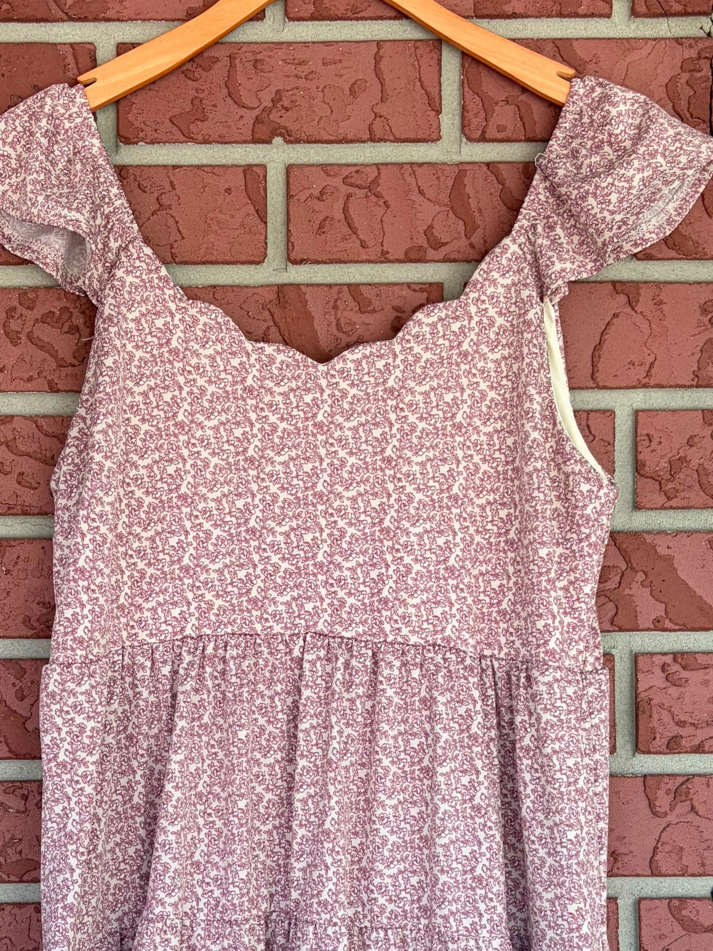 Monteau pink floral dress