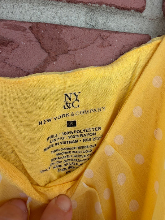 1204 NY & Co yellow cami top