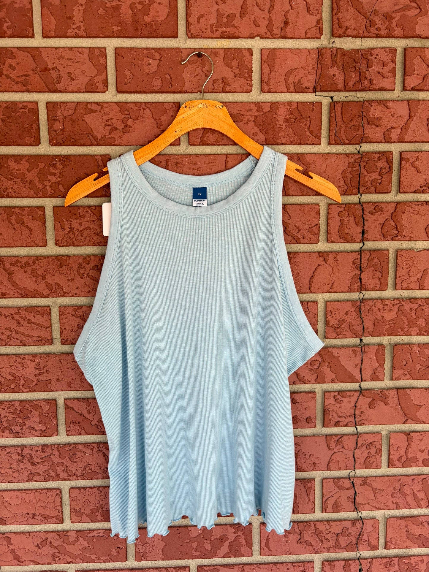Old Navy baby blue tank top