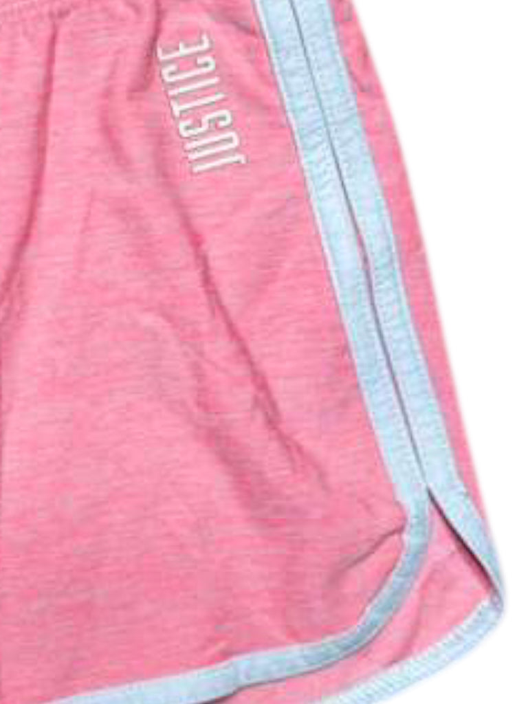Justice active pink shorts
