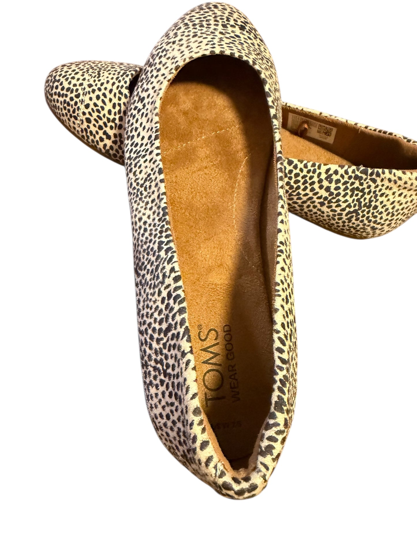 Tom’s Speckled print slip ons