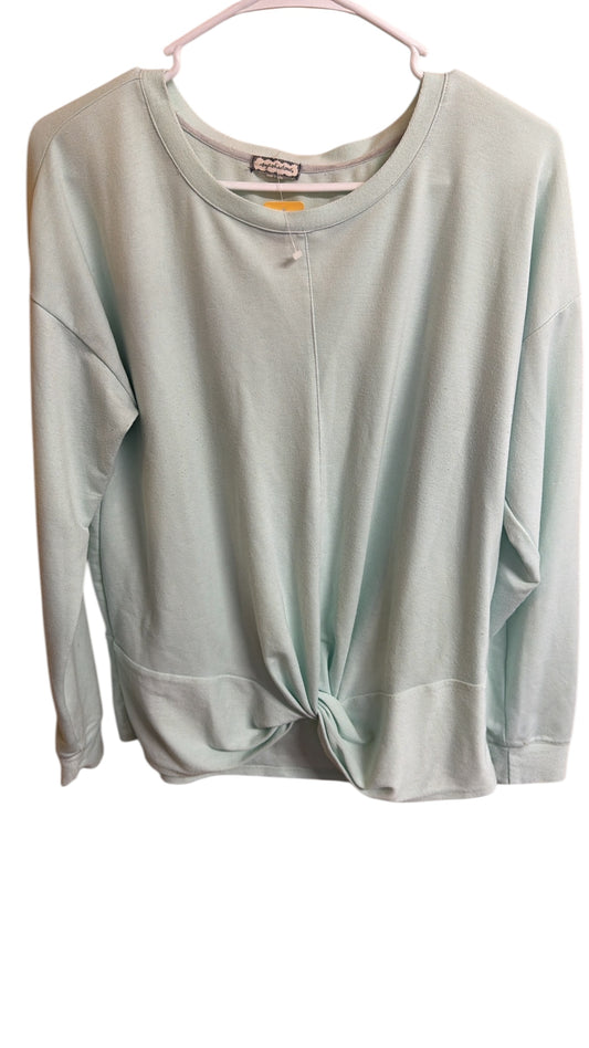 Eyeshadow mint green twist top