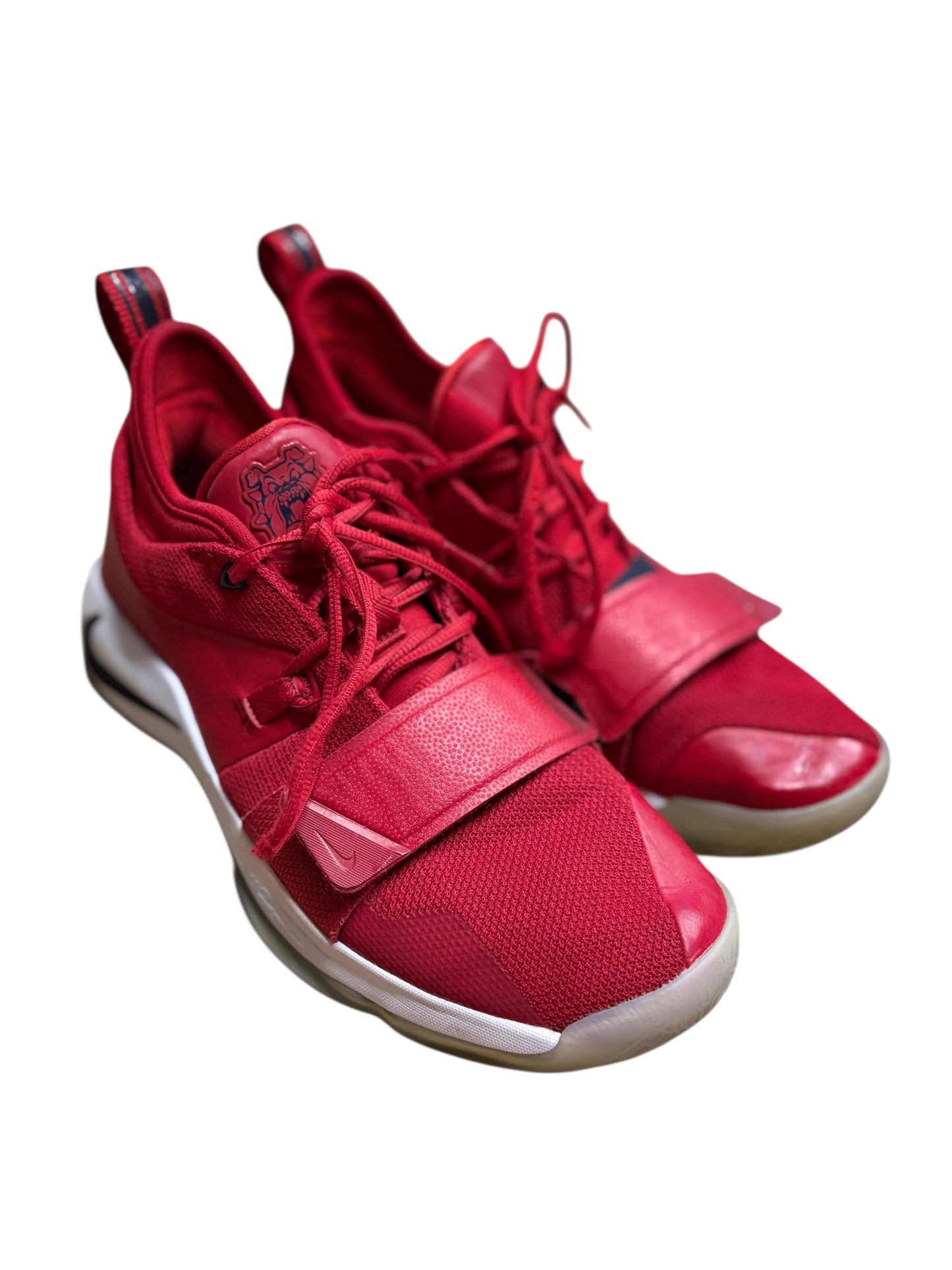 Red Nike sneakers