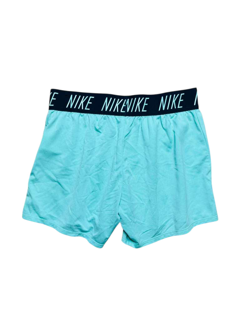 Nike blue shorts black waist
