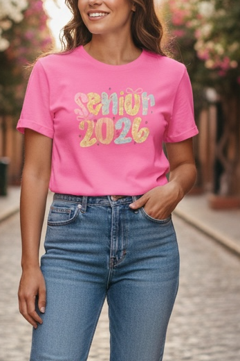 Senior 2026 Hot Pink