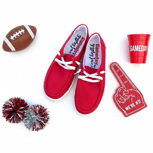 Gypsy Jazz Game-day Red Shoes