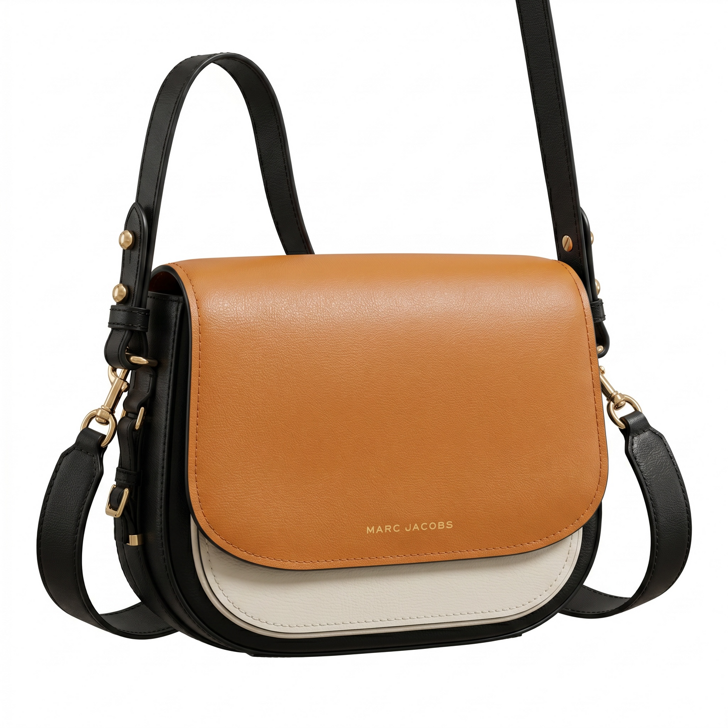 12300 Marc Jacob Tan Black cross body bag