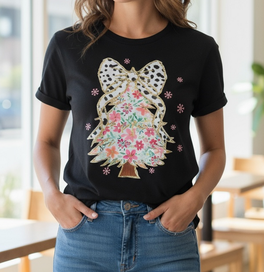 Christmas tree celebration t-shirt