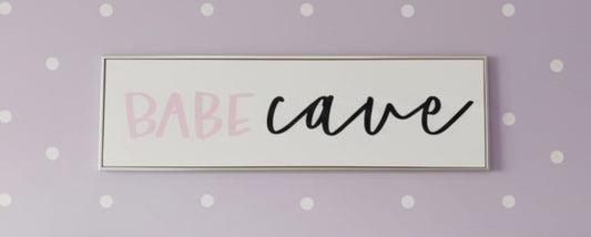 Babe Cave wall sign