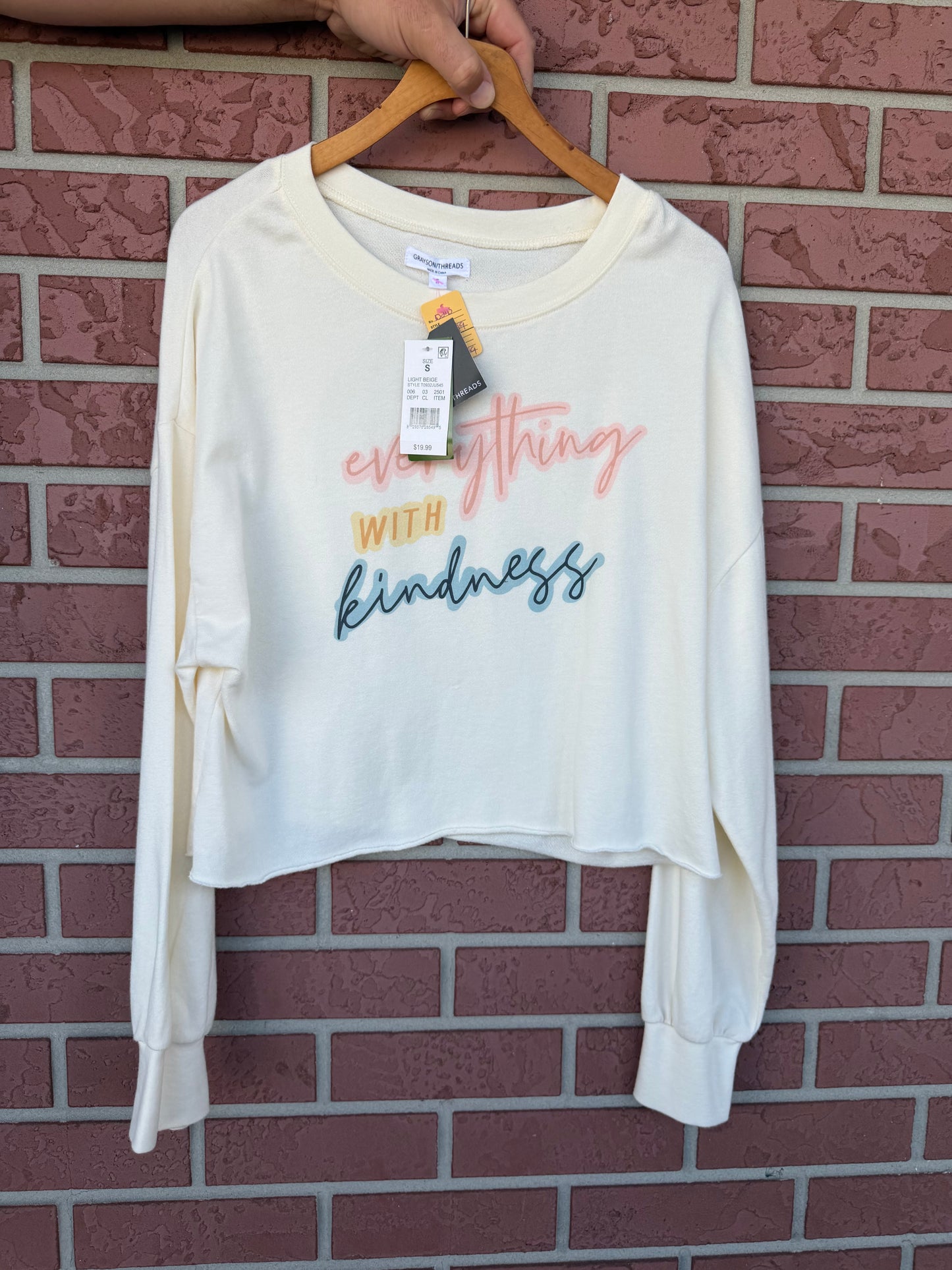 Cream Greyson Threads  , L