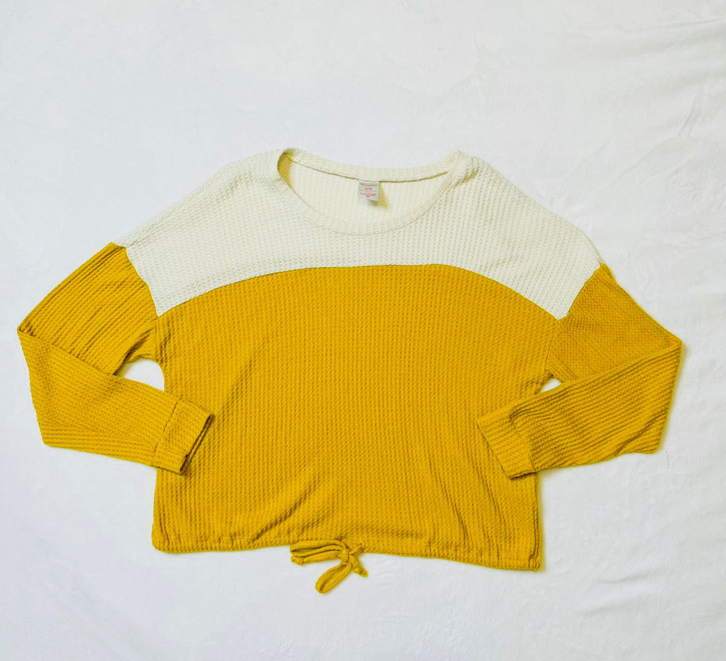 Waffle LS lite sweater