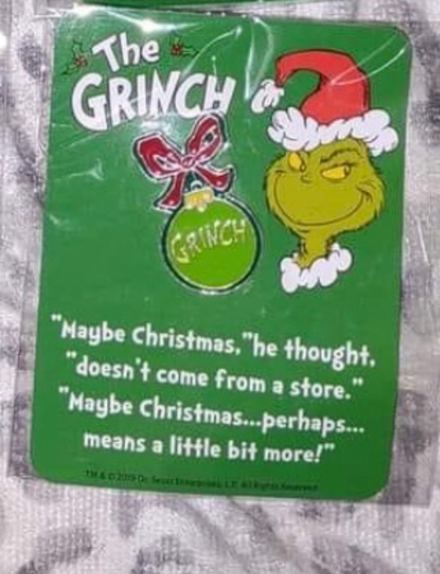 Grinch Pin With Card mi