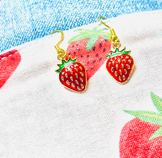 Strawberry Queen Earrings