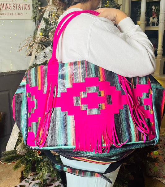 Sepra Hot Pink Western Bag